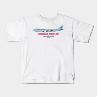 Boeing B747-8F - Korean Air Cargo Kids T-Shirt